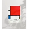 Piet Mondrian Kırmızı, Mavi ve Sarıdan Oluşan Kompozisyon Poster