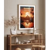 Piramitlerin Altında Gün Batımı Poster