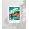Portofinonun Renkli Kıyıları Poster