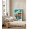 Portofinonun Renkli Kıyıları Poster