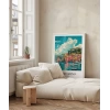 Portofinonun Renkli Kıyıları Poster