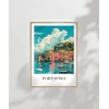 Portofinonun Renkli Kıyıları Poster