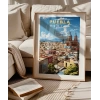 Puebla’nın Renkli Sokakları Poster