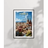 Puebla’nın Renkli Sokakları Poster