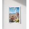 Puebla’nın Renkli Sokakları Poster