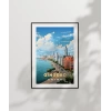 Qingdao Sahil Manzarası Poster