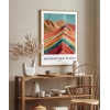 Rainbow Mountains Peru Poster