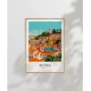 Renkli Sintra Evleri Minimalist Poster