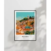 Renkli Sintra Evleri Minimalist Poster
