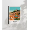 Renkli Sintra Evleri Minimalist Poster