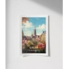 Romantik Lille Manzarası Sanat Poster