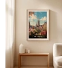 Romantik Lille Manzarası Sanat Poster