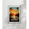 San Diego Gün Batımı Poster