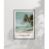 Sandy Lane Barbados Tropik Sahil Poster