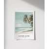 Sandy Lane Barbados Tropik Sahil Poster
