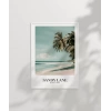 Sandy Lane Barbados Tropik Sahil Poster
