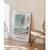 Sandy Lane Barbados Tropik Sahil Poster