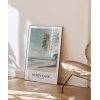Sandy Lane Barbados Tropik Sahil Poster