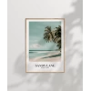 Sandy Lane Barbados Tropik Sahil Poster