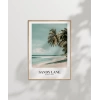 Sandy Lane Barbados Tropik Sahil Poster