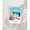 Santorininin Masmavi Hayalleri Poster