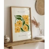 Sarı Çiçek Deseni Poster
