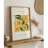 Sarı Çiçek Deseni Poster