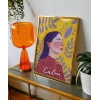 Sarı Zeminli Meditasyon Poster