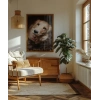 Sevimli Golden Köpek Poster