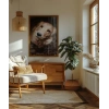 Sevimli Golden Köpek Poster