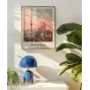Shanghai Gökyüzüne Yükselen Şehir Poster