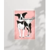 Şık Köpek ve Martini Poster