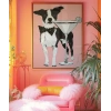 Şık Köpek ve Martini Poster