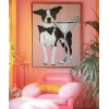 Şık Köpek ve Martini Poster