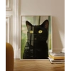 Siyah Kedi Portresi Poster