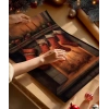 Şömine ve Noel Çorapları Poster
