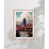 Sonbahar Kyoto Manzarası Poster