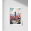 Sonbahar Kyoto Manzarası Poster
