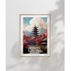 Sonbahar Kyoto Manzarası Poster
