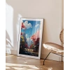 Sonbahar Renkleriyle Tokyo Manzarası Poster