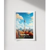Sonbaharda Berlin Gökyüzü Poster