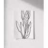 Soyut Bitki Formları Grafik Sanat Poster