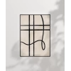 Soyut Geometrik Hatlar Minimalist Poster