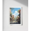 Taipei Sokak Manzarası Poster