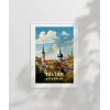 Tallinn Tarihi Şehir Manzarası Poster