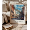 Tarihi Buenos Aires Manzarası Poster