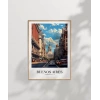 Tarihi Buenos Aires Manzarası Poster