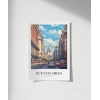 Tarihi Buenos Aires Manzarası Poster