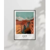 Tarihi Lyon Sokakları Dekoratif Poster