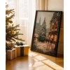 Tarihi Şehir Meydanında Noel Ağacı  Poster